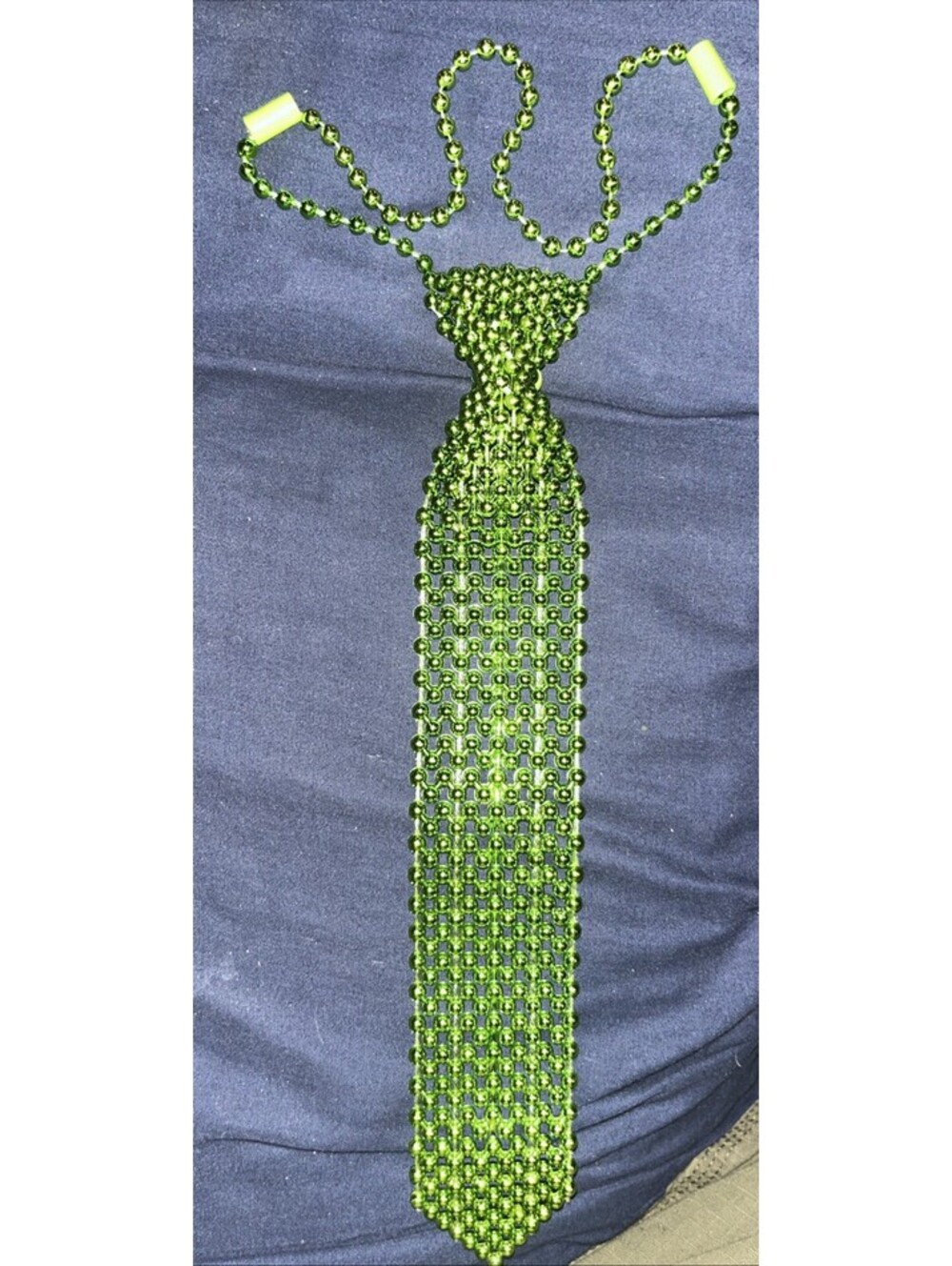🍀Saint Patrick’s Day Beaded Green Tie Necklace 🍀